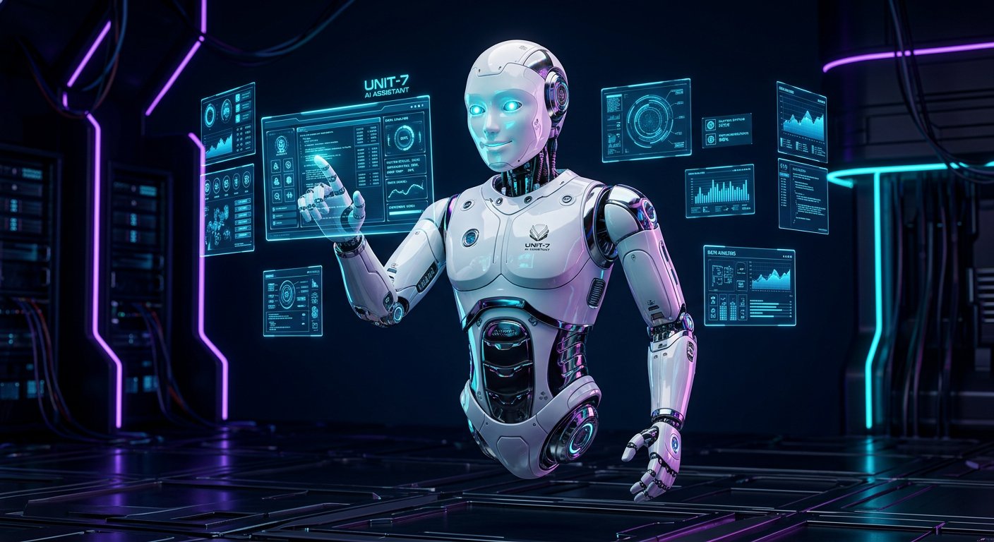 GPT Astra 6 — Futuristic AI Assistant Robot